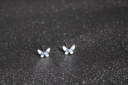 papillons bleus